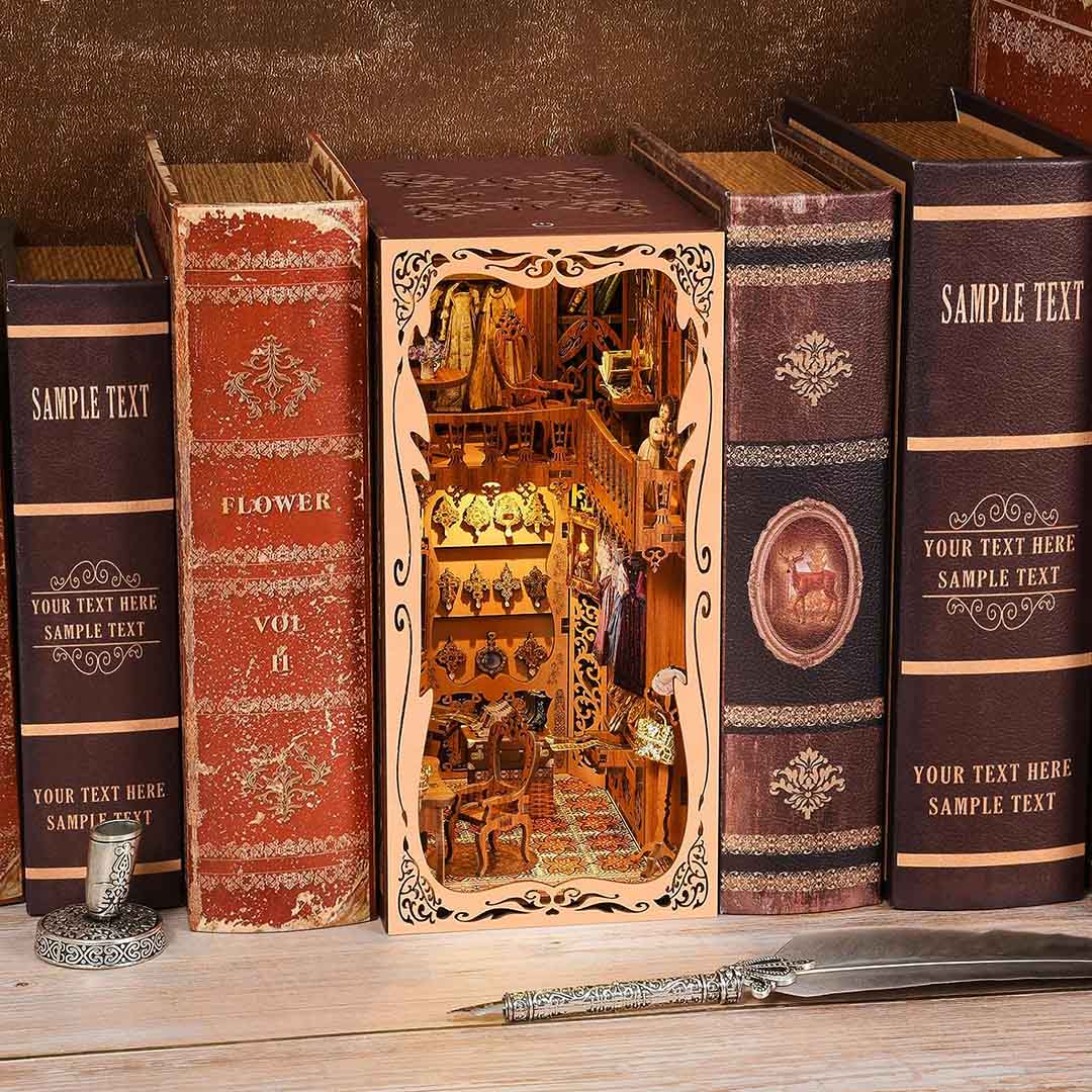 Gorgeous Wardrobe of Duchess 3D Wooden Book Nook