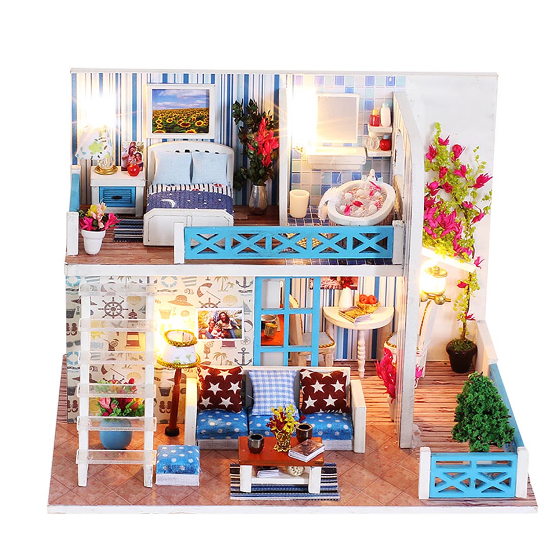 Home of Helen DIY Miniature Villa Dollhouse Kit