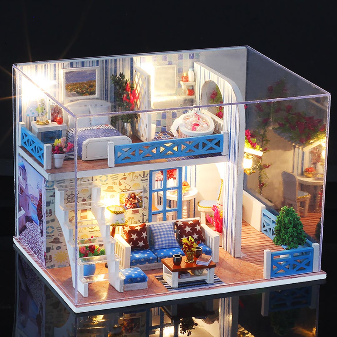 Home of Helen DIY Miniature Villa Dollhouse Kit