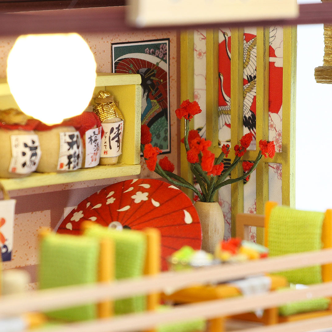 Japanese Style Gibbon Sushi Miniature Dollhouse