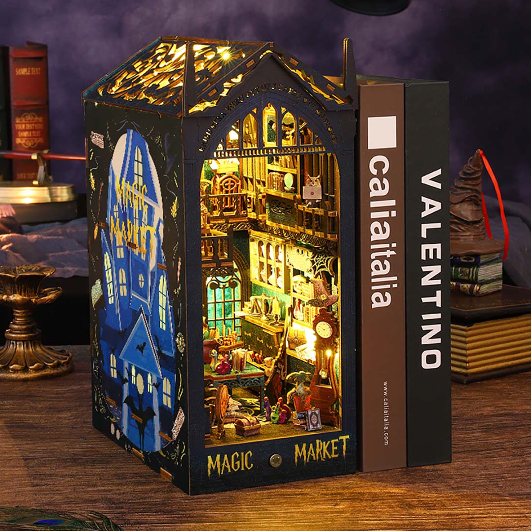 Magic Market DIY 3D Wooden Book Nook