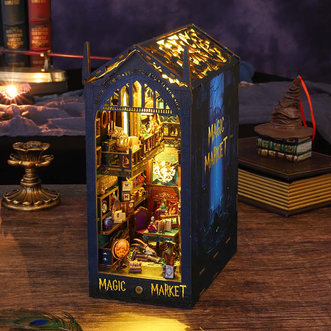 Magic Market DIY 3D Wooden Book Nook