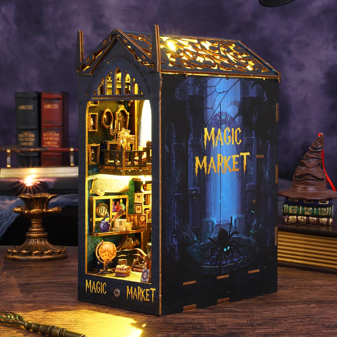 Magic Market DIY 3D Wooden Book Nook