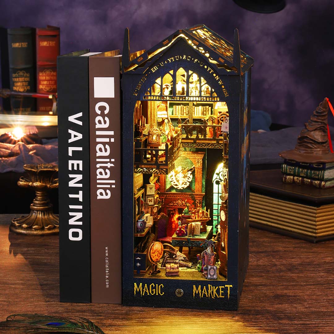 Magic Market DIY 3D Wooden Book Nook