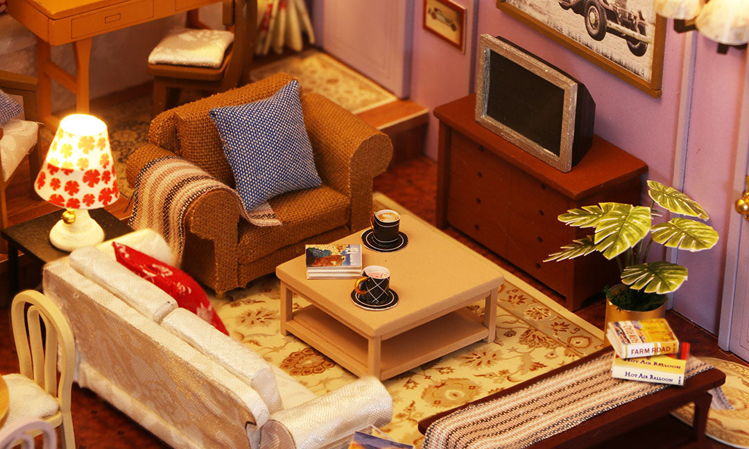 Monica's Apartment DIY Miniature House