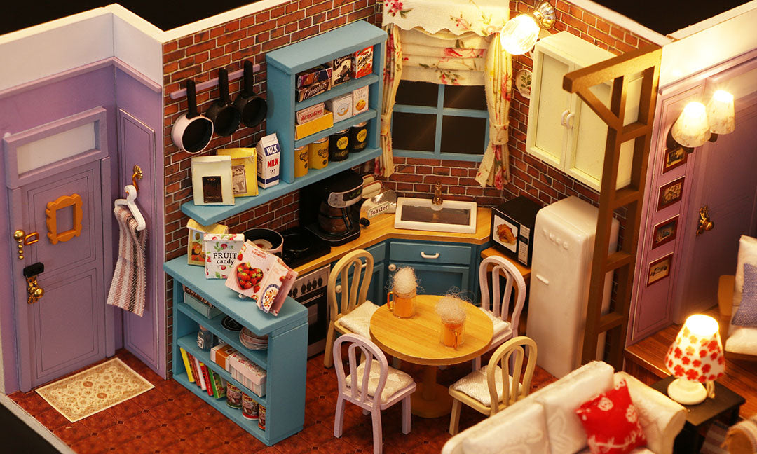 Monica's Apartment DIY Miniature House