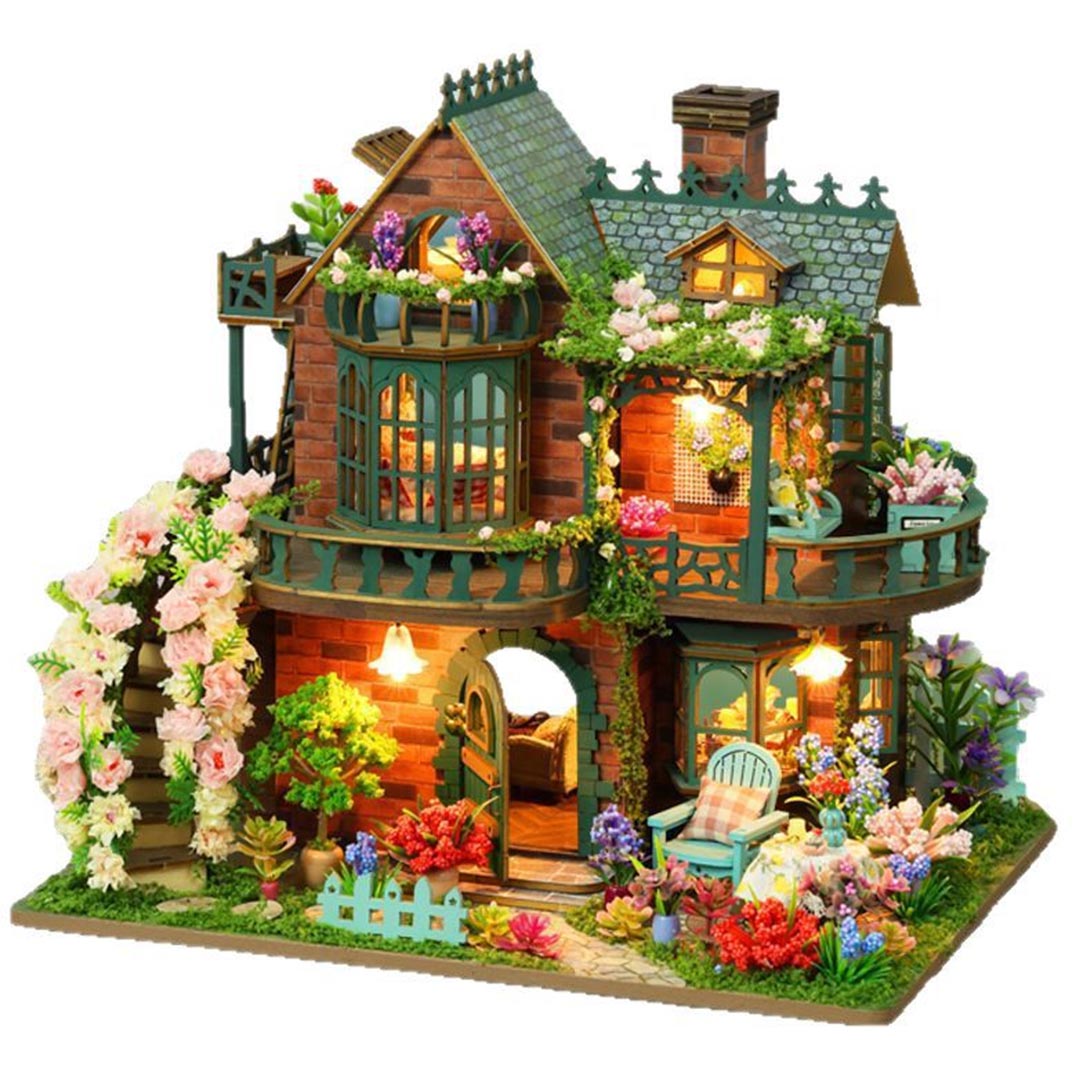 Fairy Garden DIY Wooden Miniature House Kit