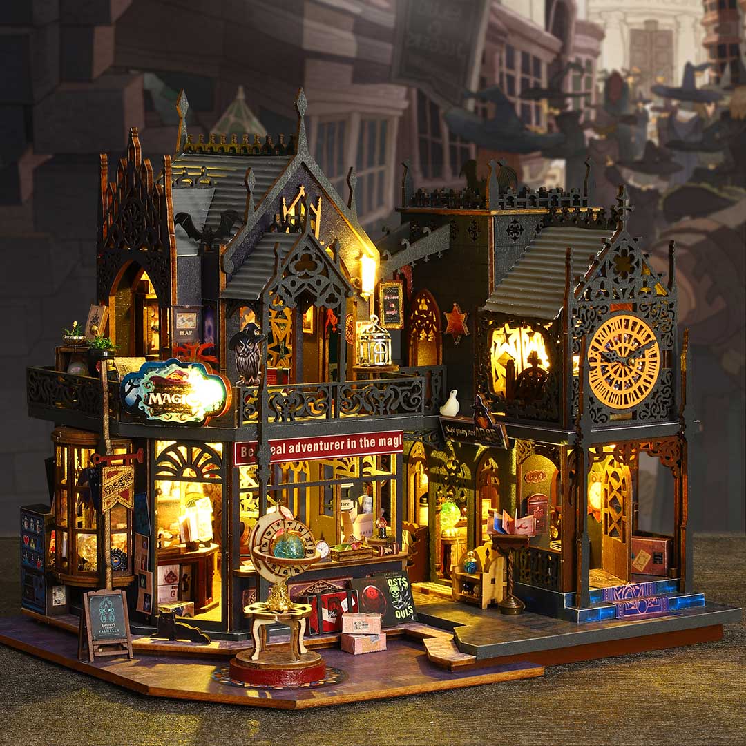 diy miniature doll house kit holo magic city
