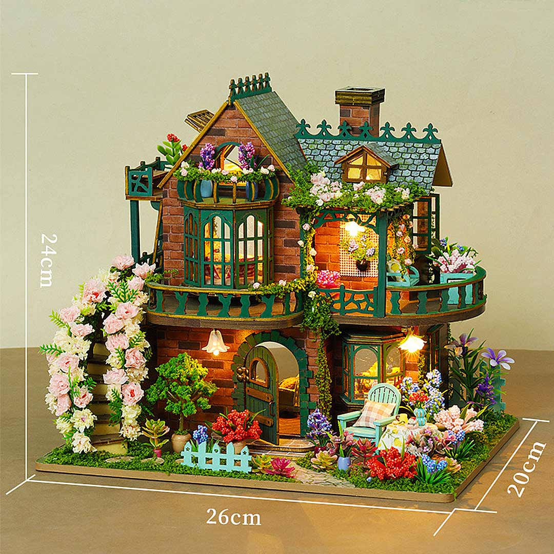 Fairy Garden DIY Wooden Miniature House Kit