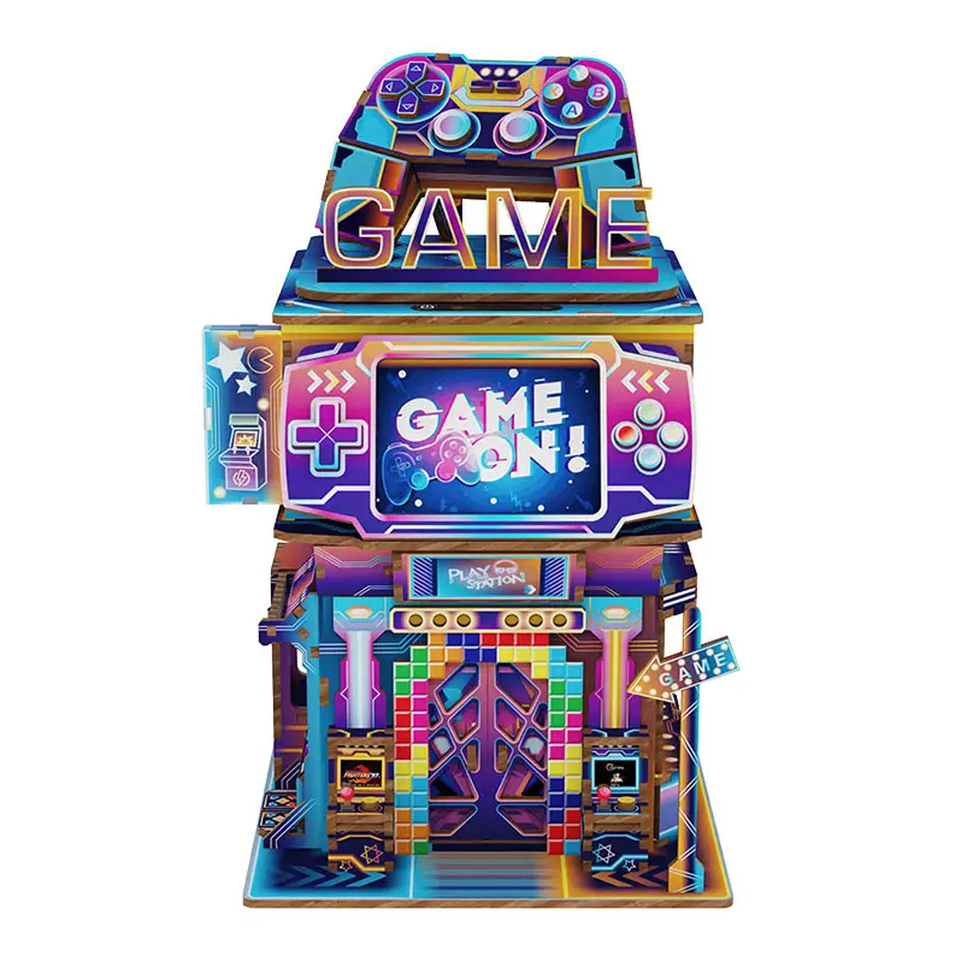 Cyber Game City 3D DIY Miniature Kit