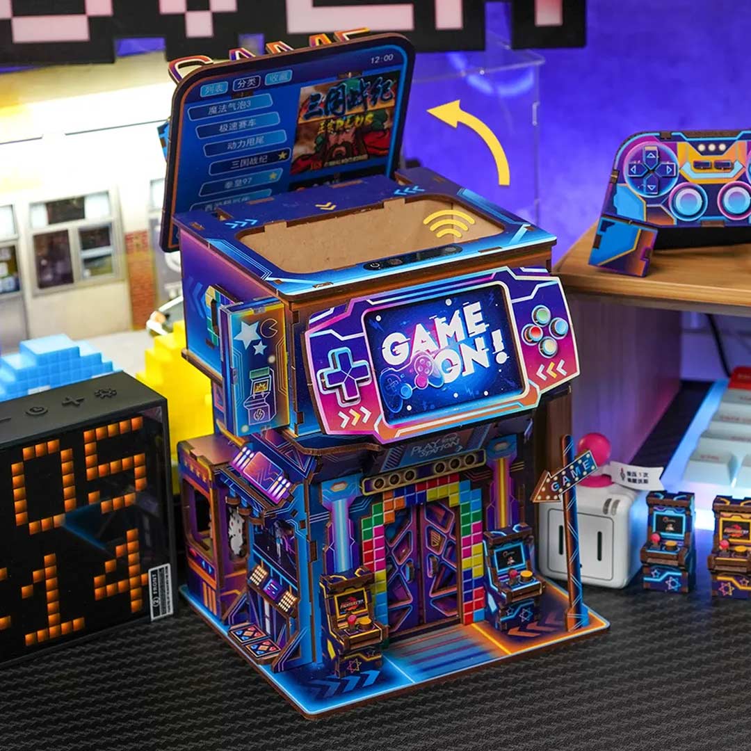 Cyber Game City 3D DIY Miniature Kit