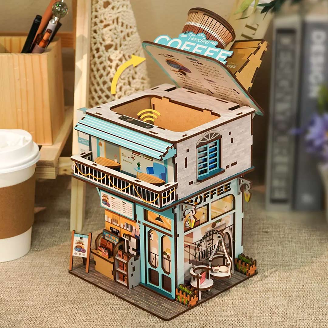 Cape Coffee Shop 3D Puzzle Miniature House