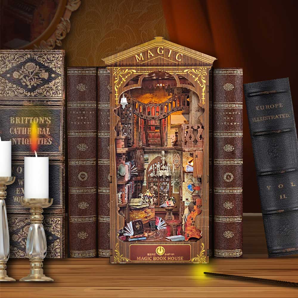 Magic Book House 3D Book Nook Kit