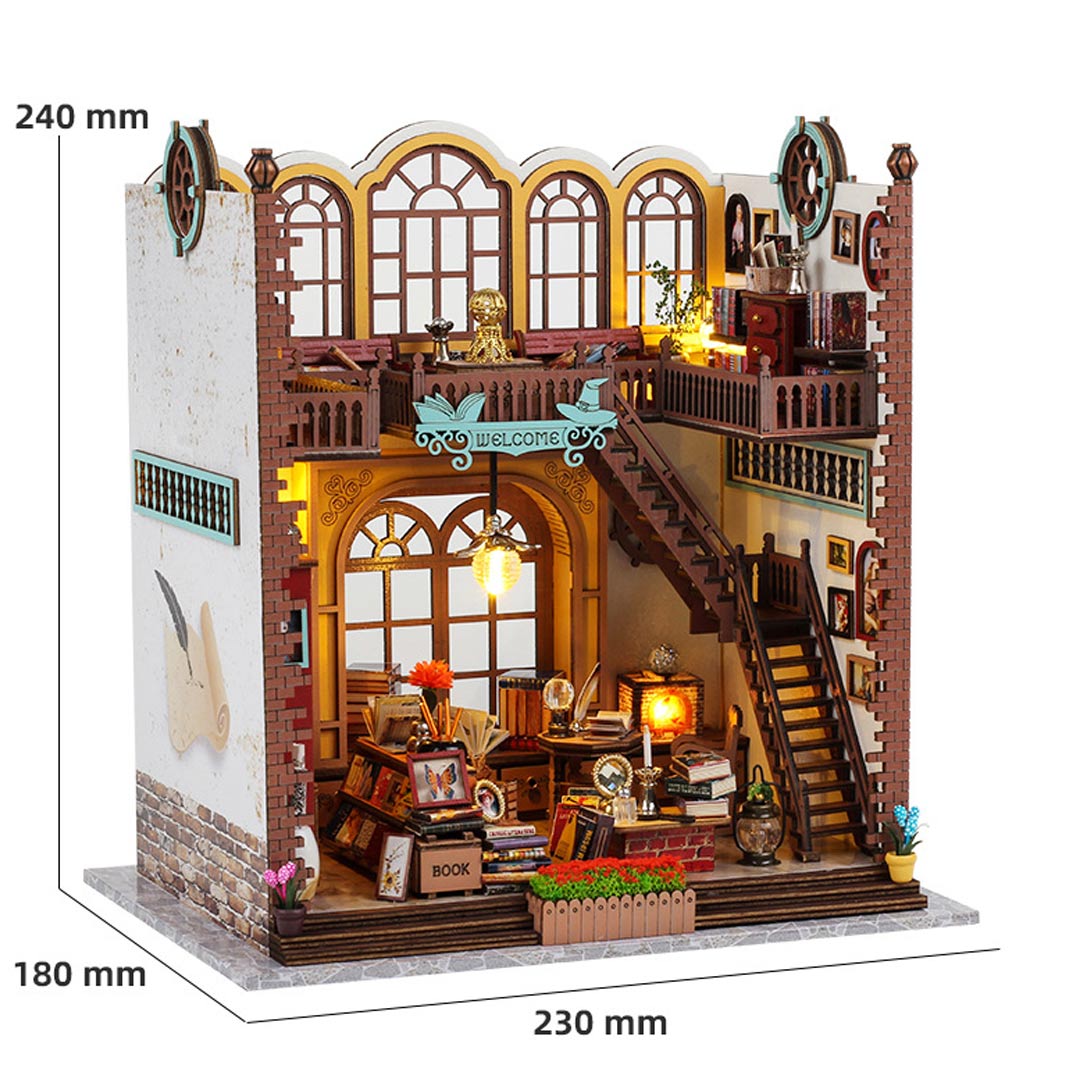 Magic Book House Miniature House DIY Kit