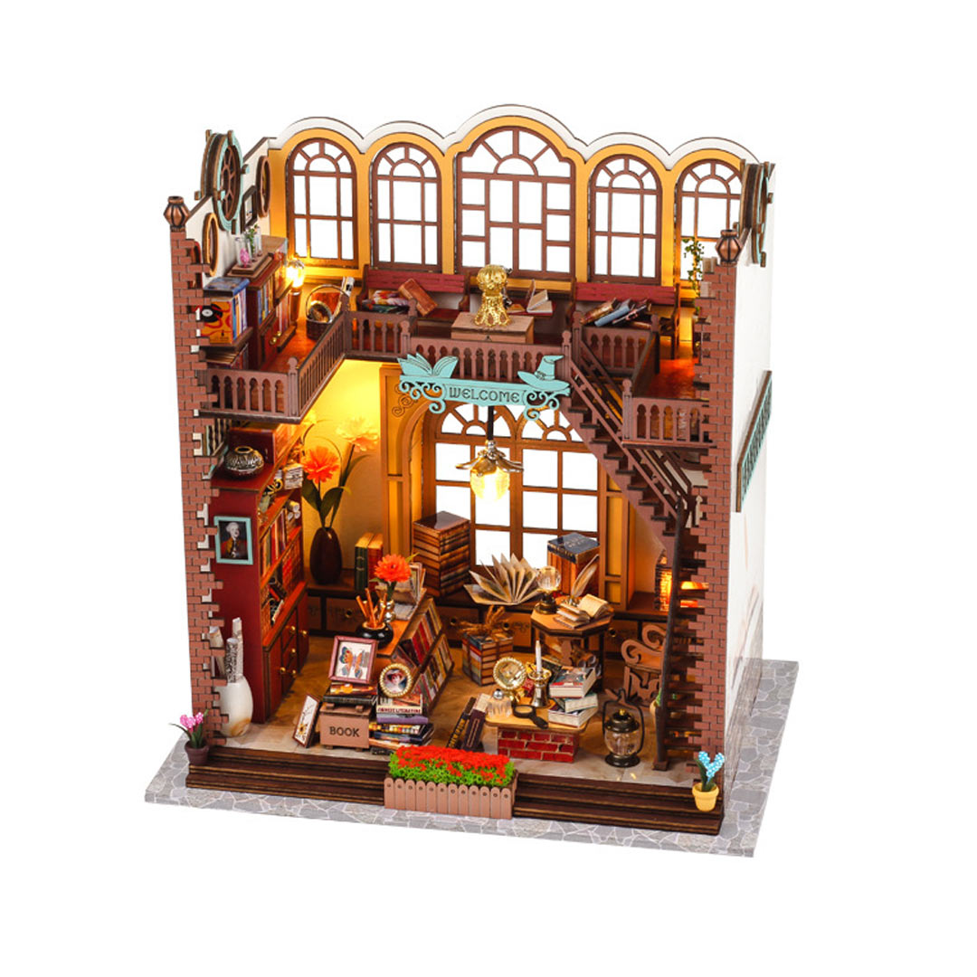 Mini Book House Magic Book House Miniature House DIY Kit – Fifijoy