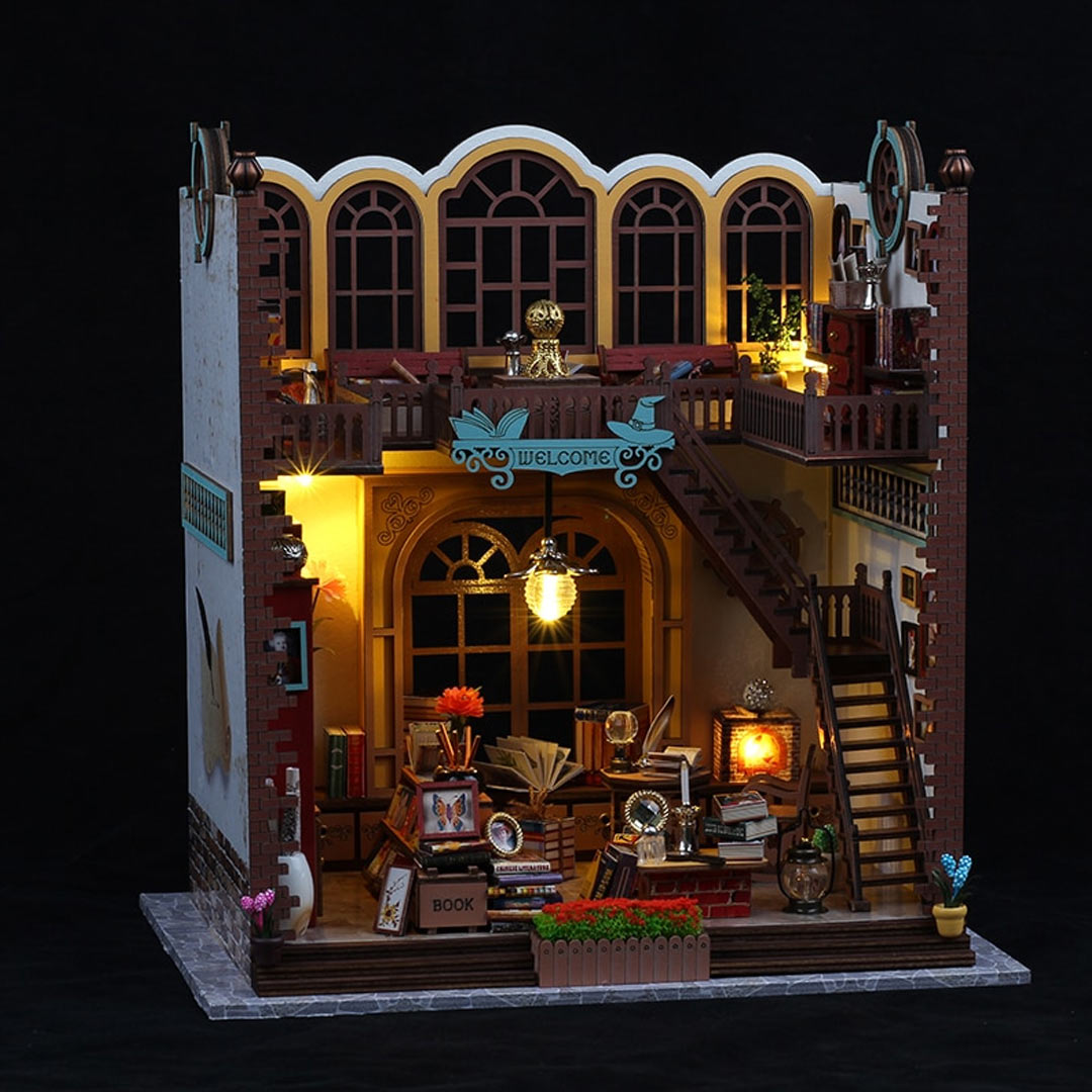 Mini Book House Magic Book House Miniature House DIY Kit – Fifijoy