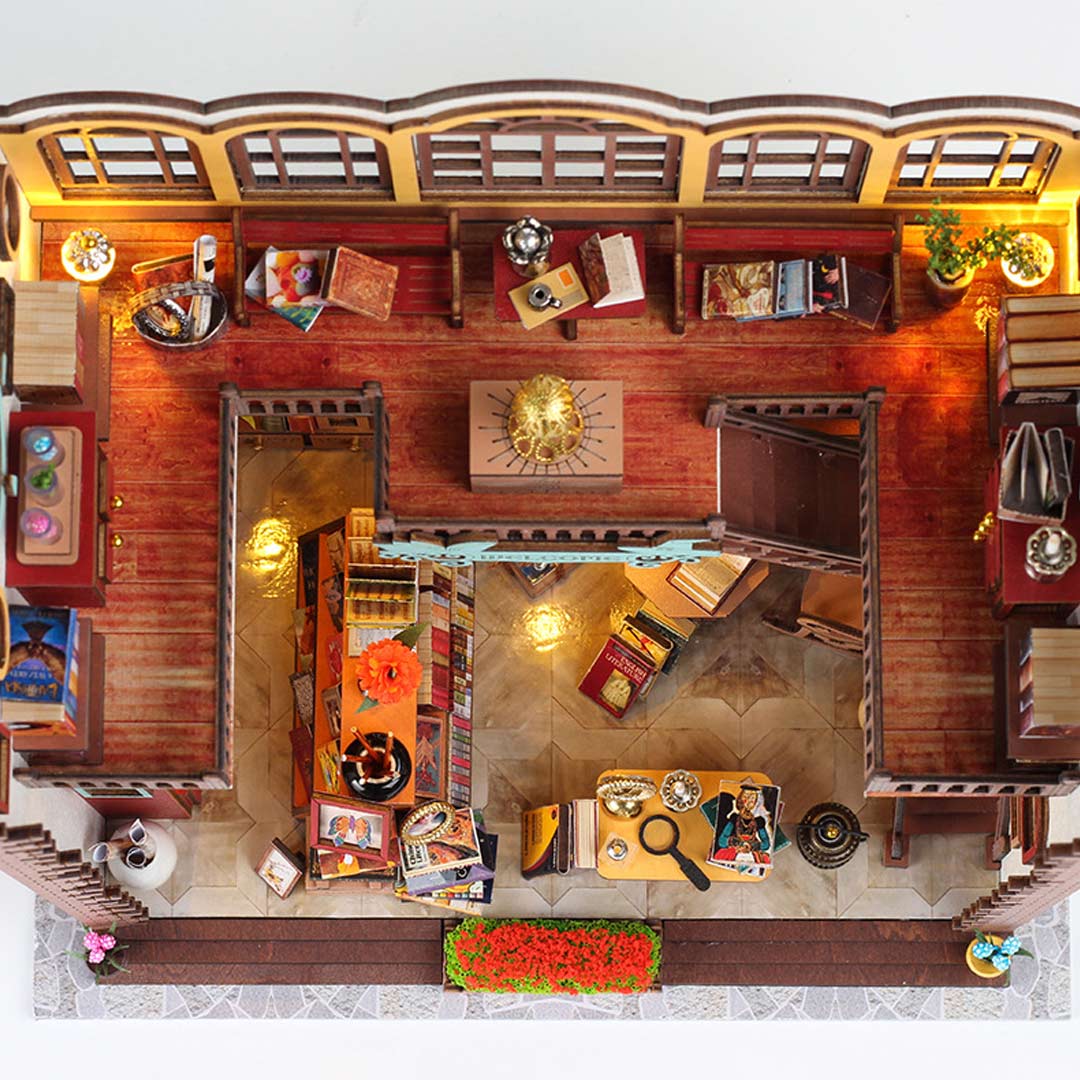 Mini Book House Magic Book House Miniature House DIY Kit – Fifijoy