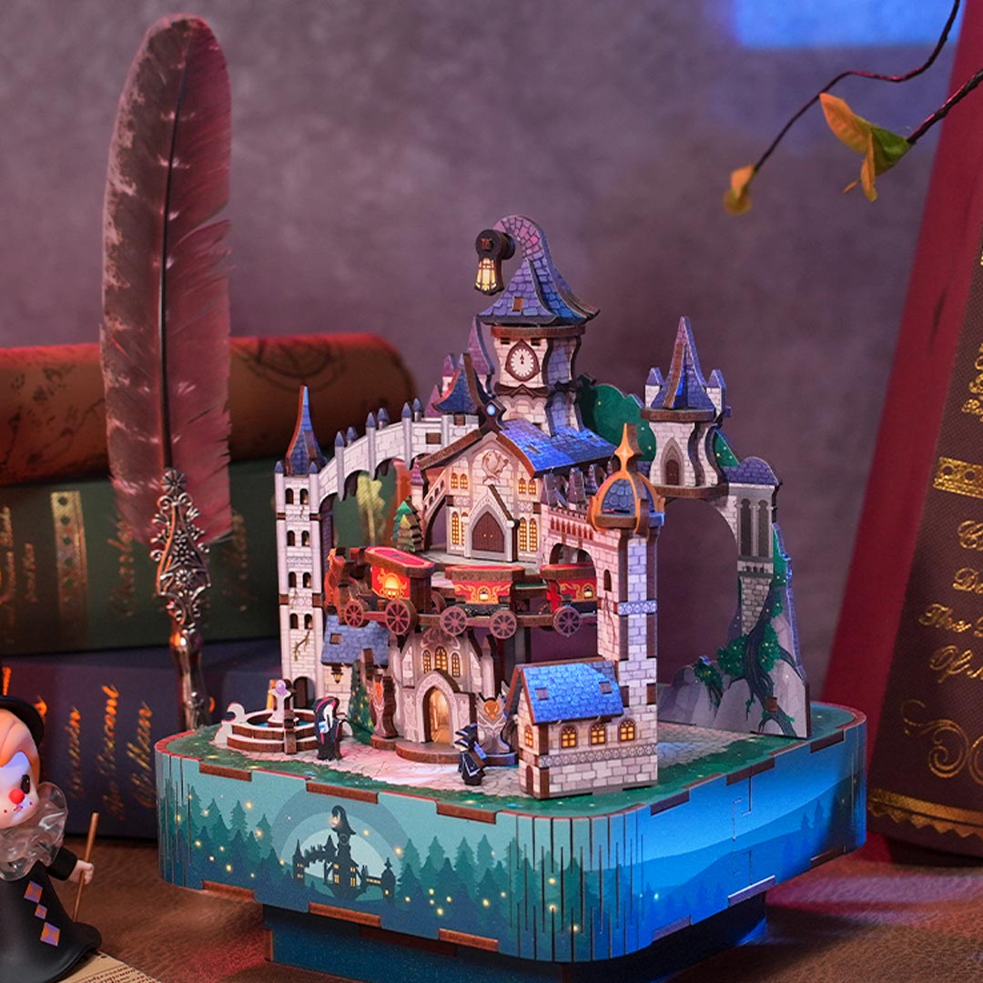 Magic Castle DIY Miniature House  Music Box
