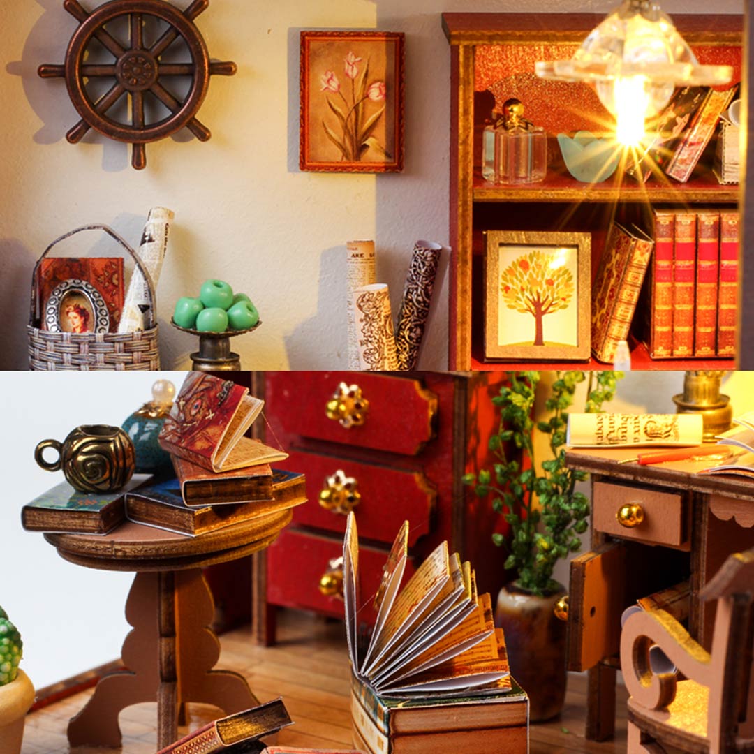 Magic Shack DIY Wooden Miniature Dollhouse – Fifijoy