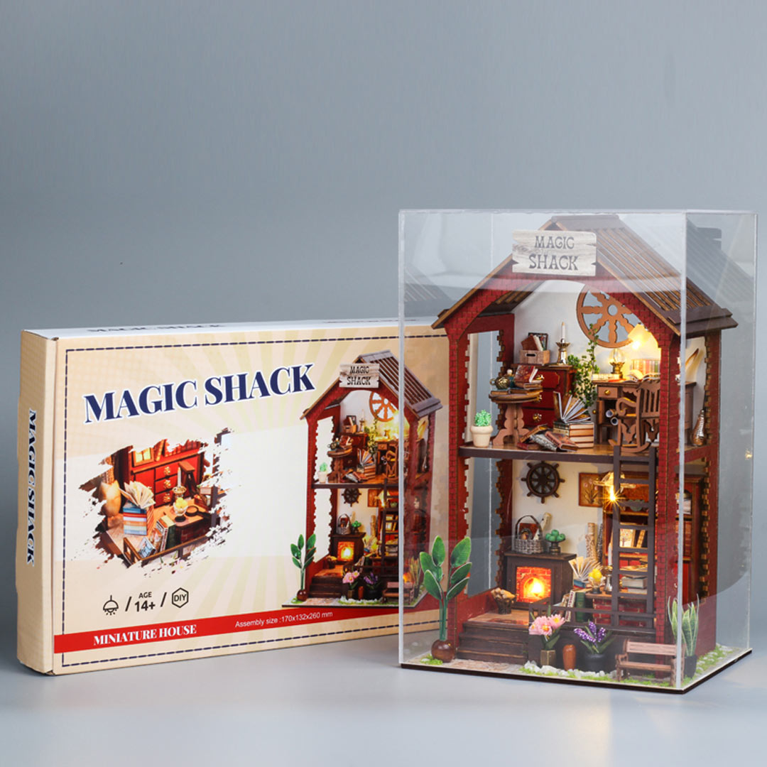 Magic Shack DIY Wooden Miniature Dollhouse