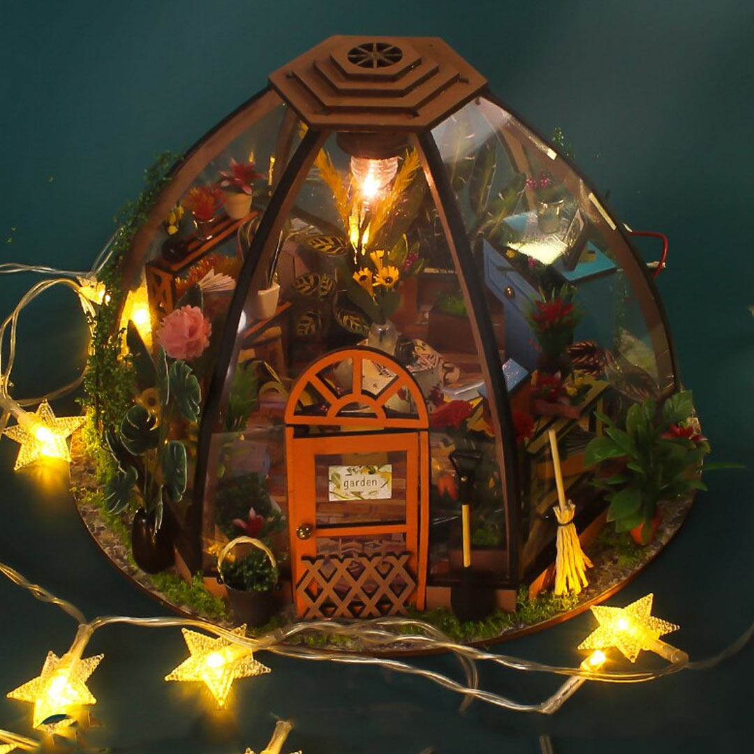 Starry Sky Flower House DIY Miniature Dollhouse