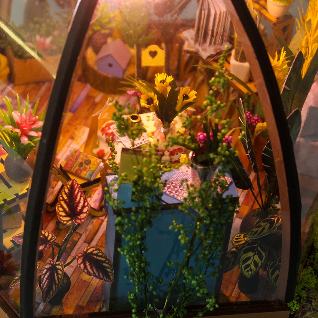 Starry Sky Flower House DIY Miniature Dollhouse