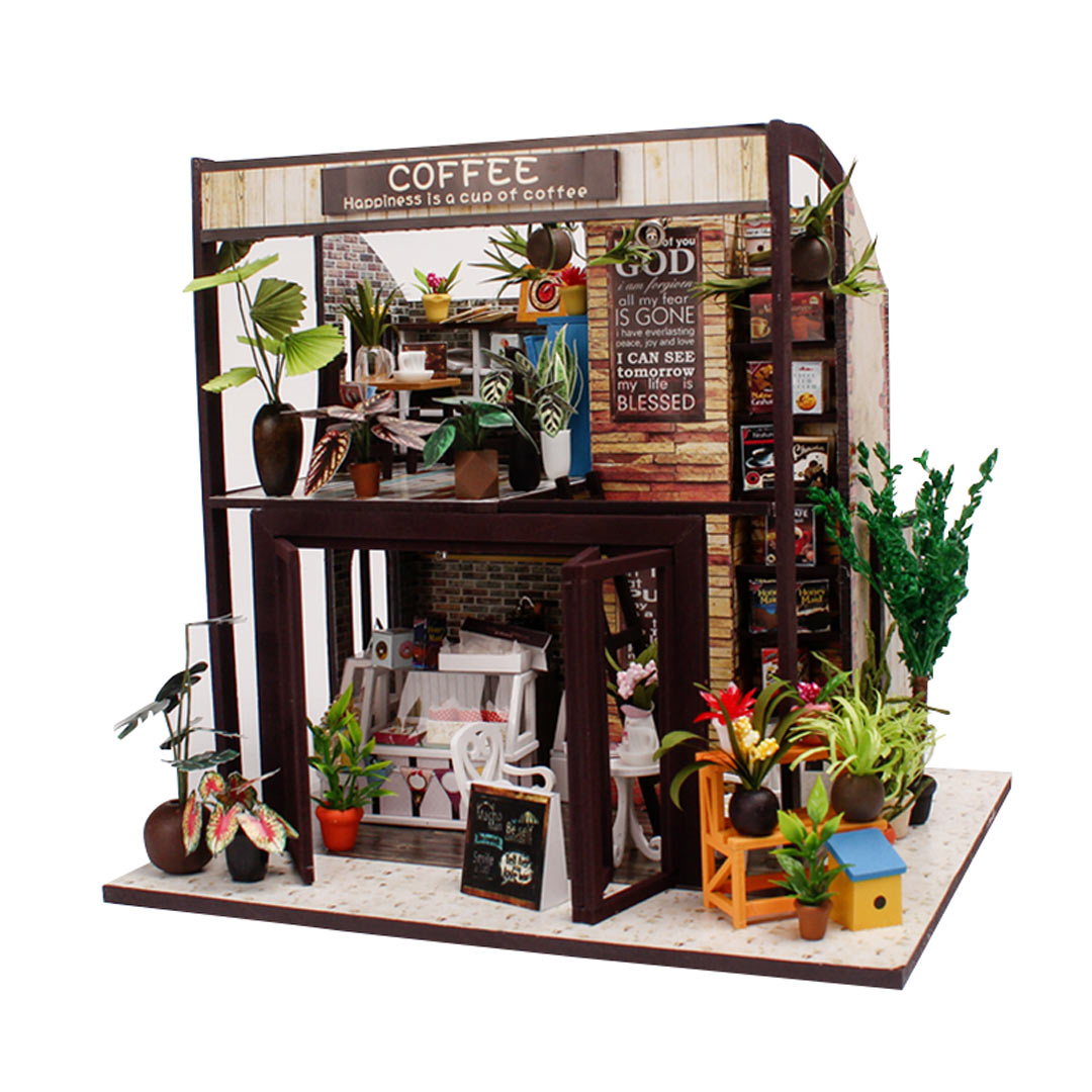 Time Of Coffee Miniature House Kit