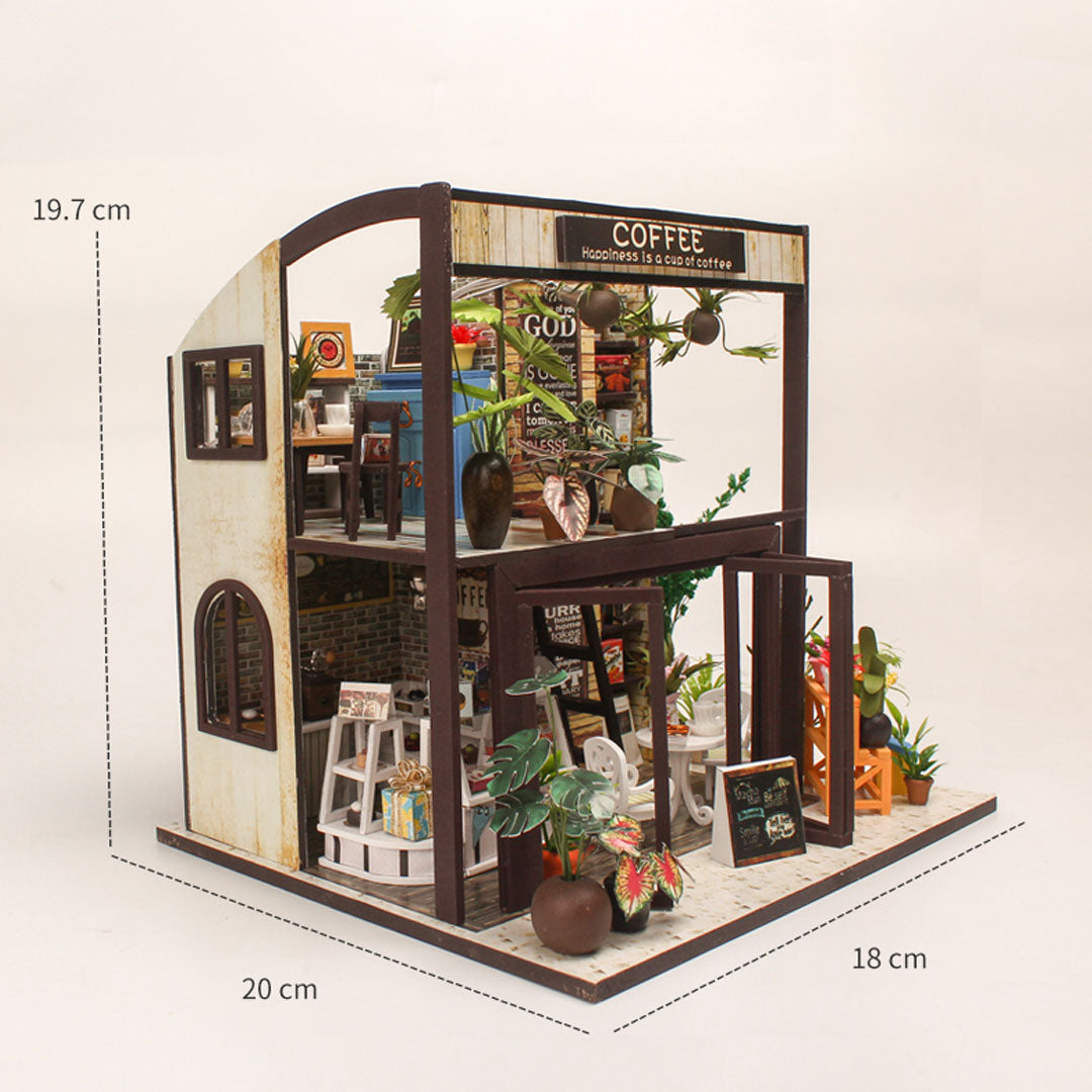 Time Of Coffee Miniature House Kit