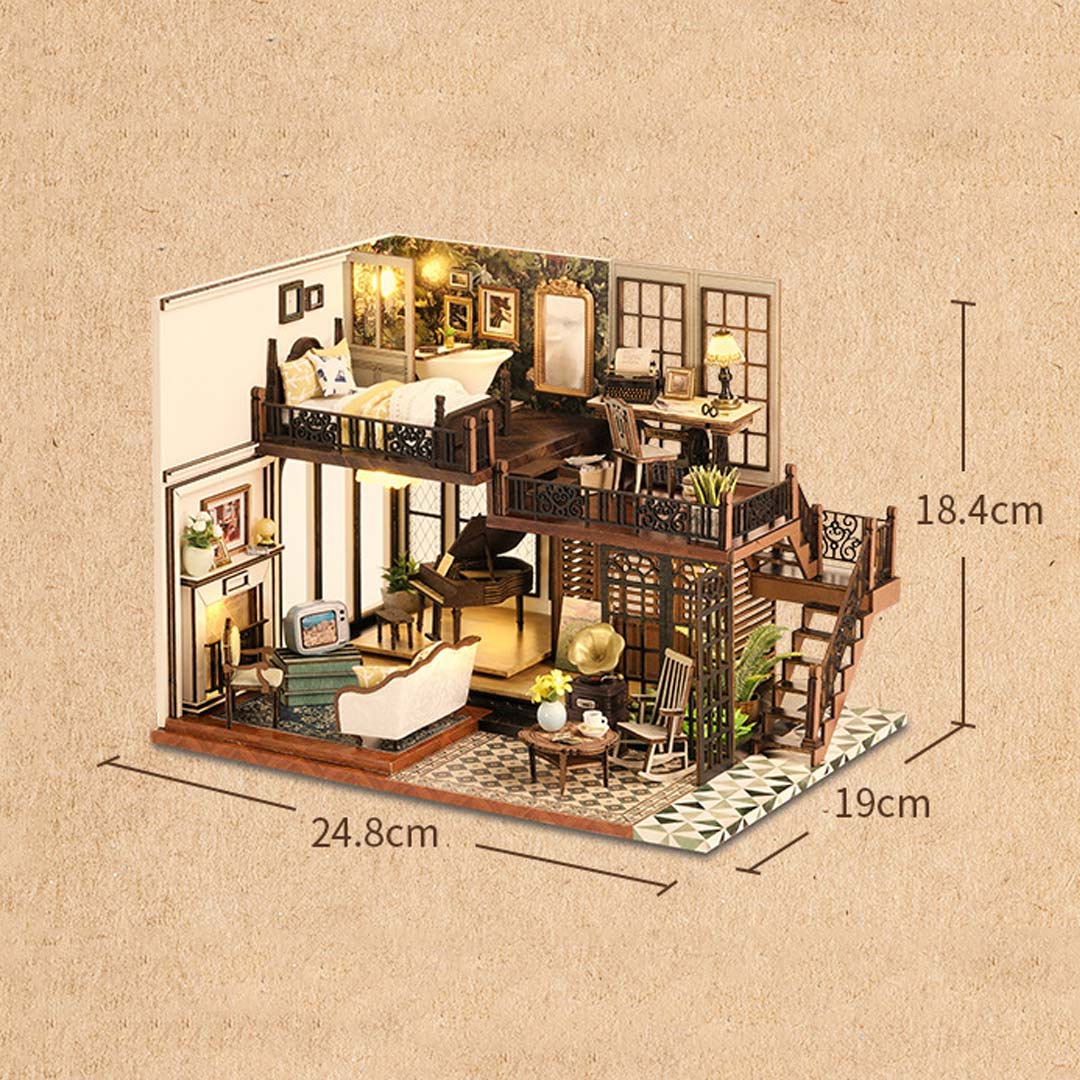 Time Imprint DIY Dollhouse Miniature Kit