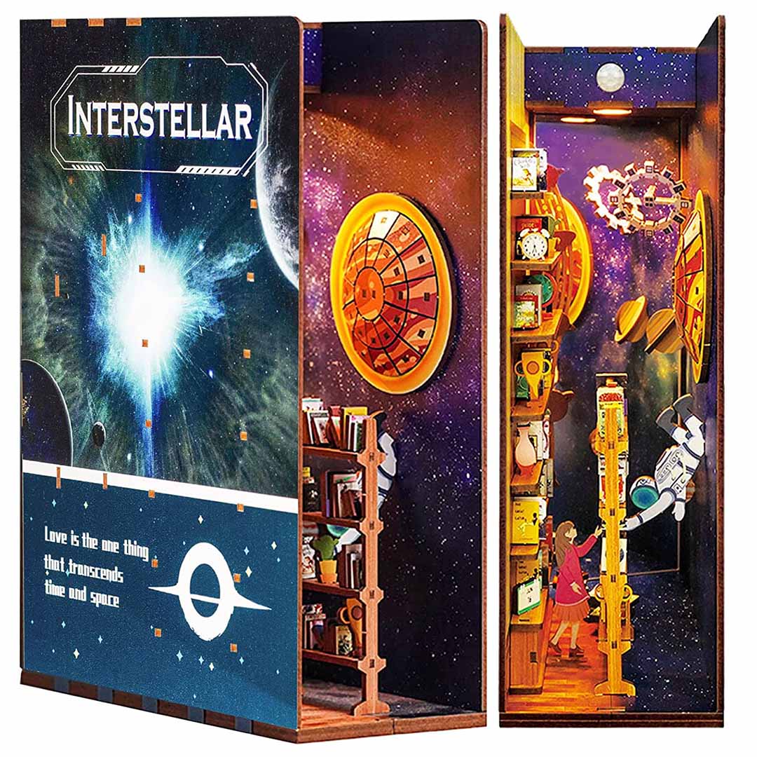 Interstellar Wooden Book Nook Kit