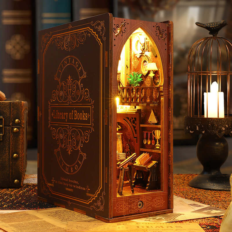 Disney book nook bookshelf insert