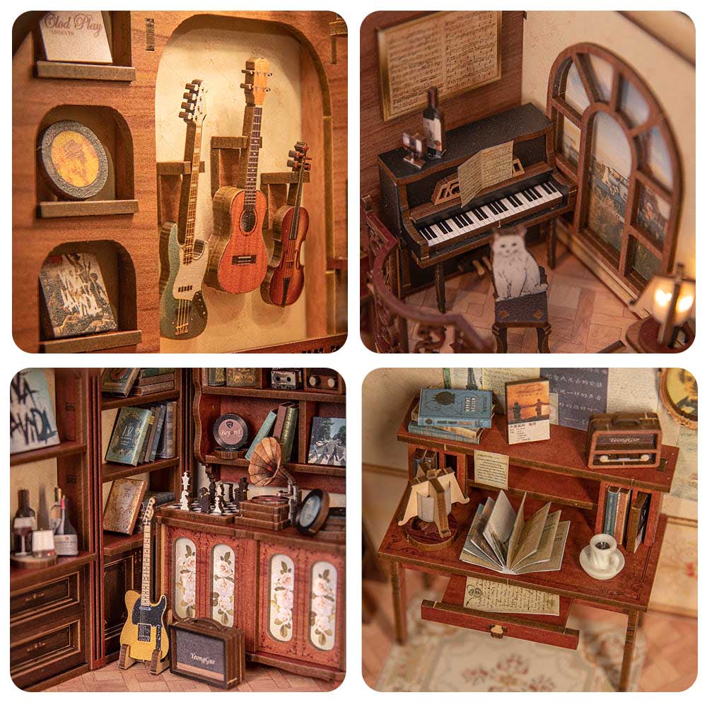 The Secret Rhythm Booknook Bookshelf Insert