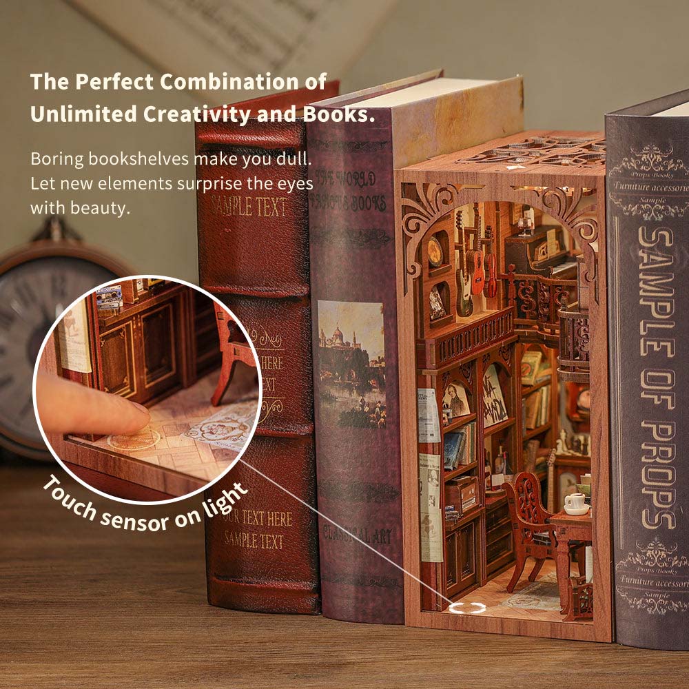 The Secret Rhythm Booknook Bookshelf Insert